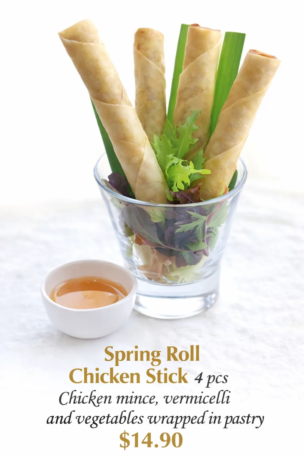 Spring Roll Chicken Stick
