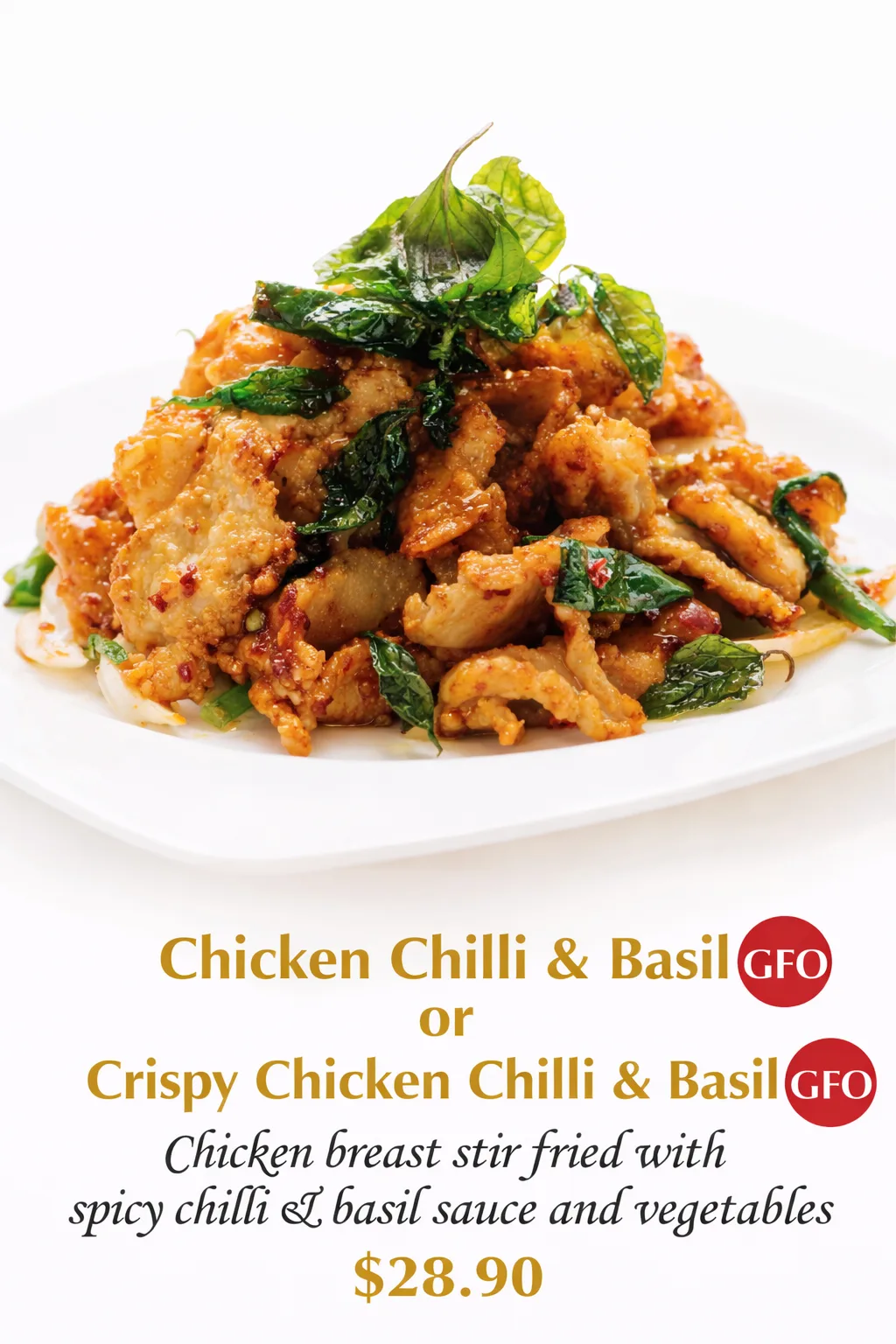 Crispy Chicken Chilli & Basil
