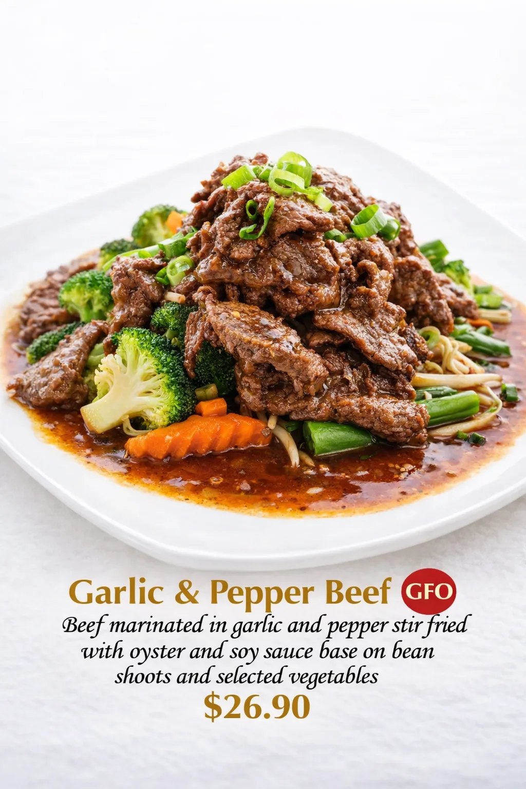 Garlic & Pepper Beef